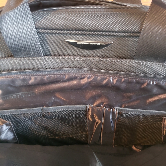 Zero Haliburton laptop briefcase black bag - Picture 5 of 7